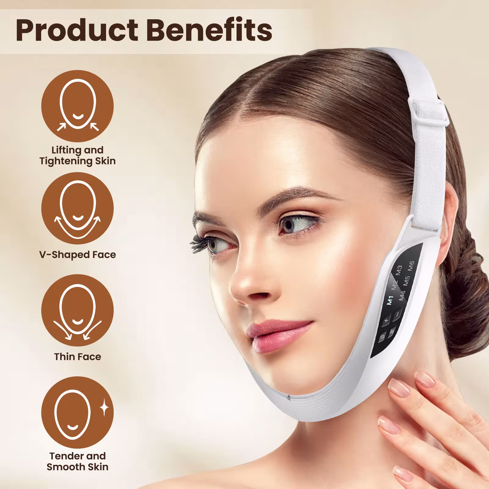 Dispositivo de lifting facial en V