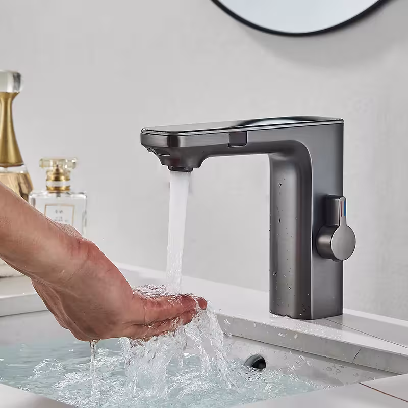 sensore del rubinetto del bagno intelligente