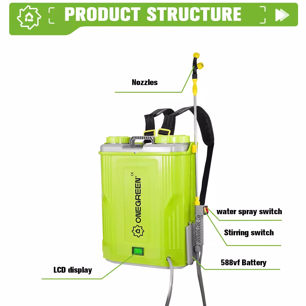 sistema de pulverizador eléctrico 20L