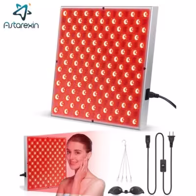 Pannello LED per terapia a luce rossa con 225 LED per rughe e dolore