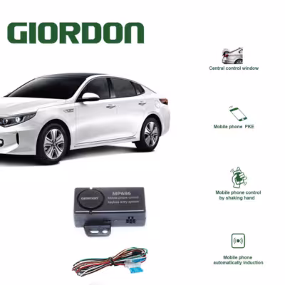 Išmanus automobilio signalizacijos valdymo sistema su mobiliuoju telefonu iOS Android