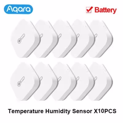 Aqara jutikliai ZigBee durų dūmo temperatūros judesio jutikliai bevieliam namų automatizavimui