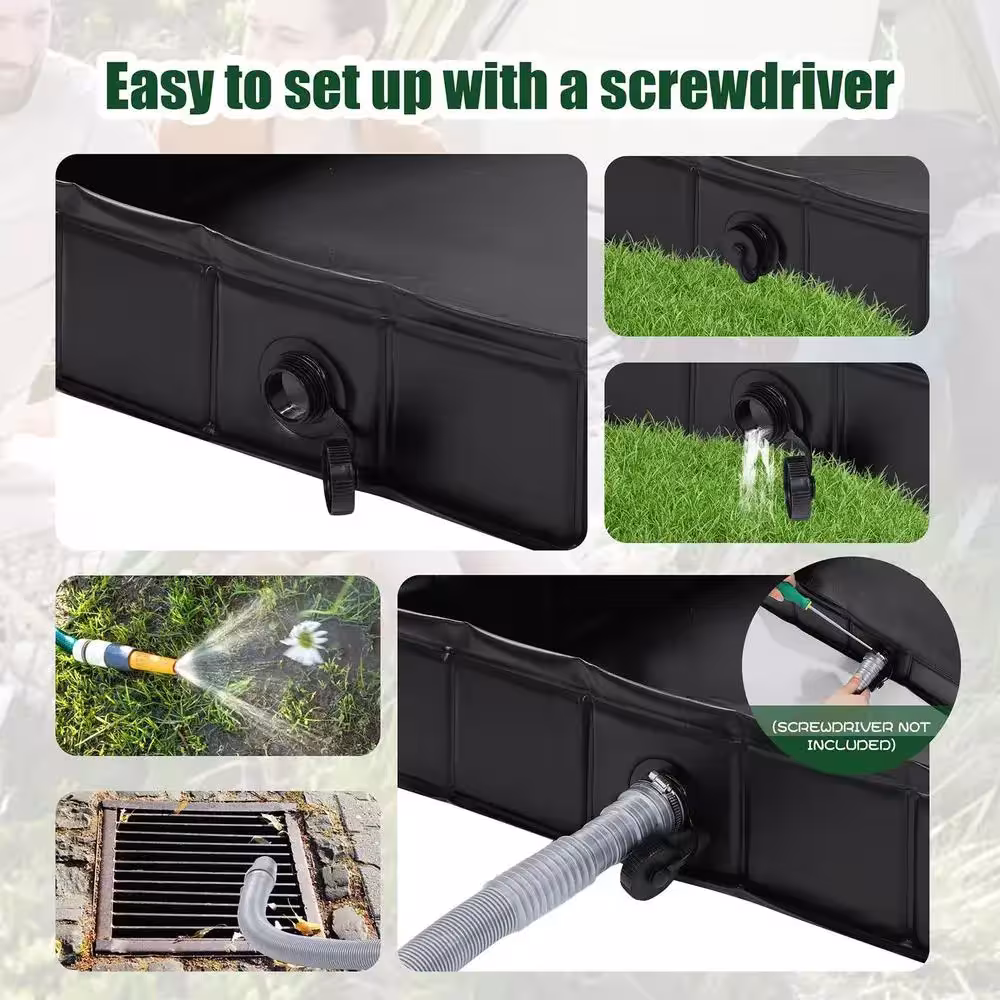 foldable camping shower base