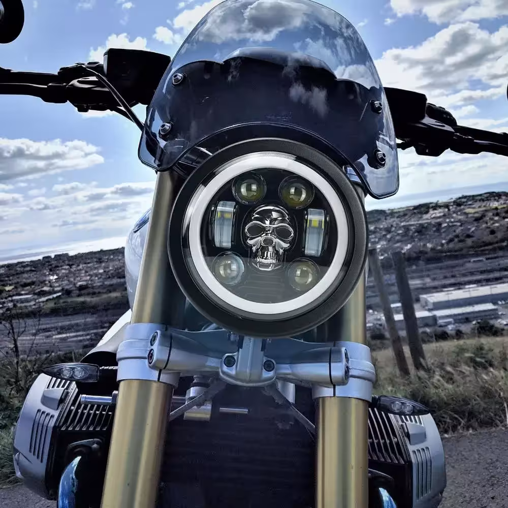 Lampada frontale moto LED