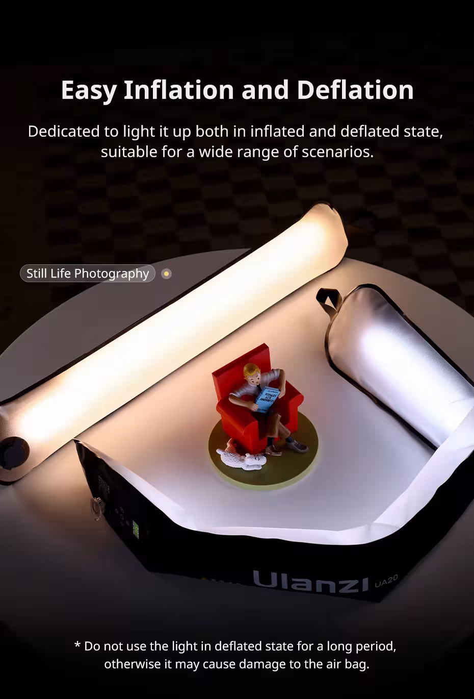 nešiojamasis LED šviečiamas vamzdelis