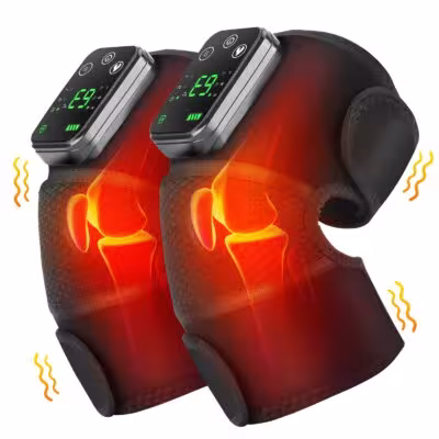 Masseur de cuisse chauffant 3 en 1 avec chargement USB et fonction de vibration