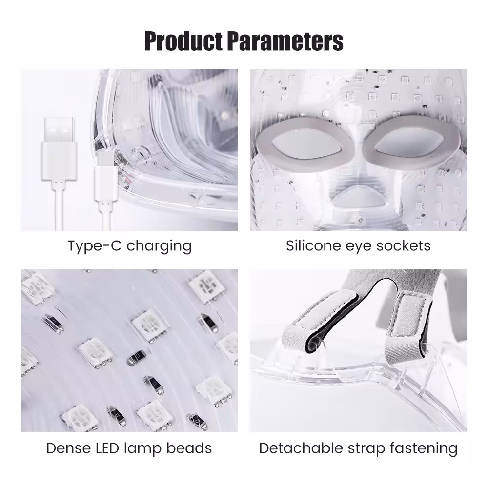 Masque facial LED