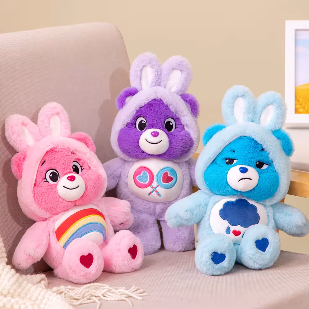 cute teddy bear plush figures