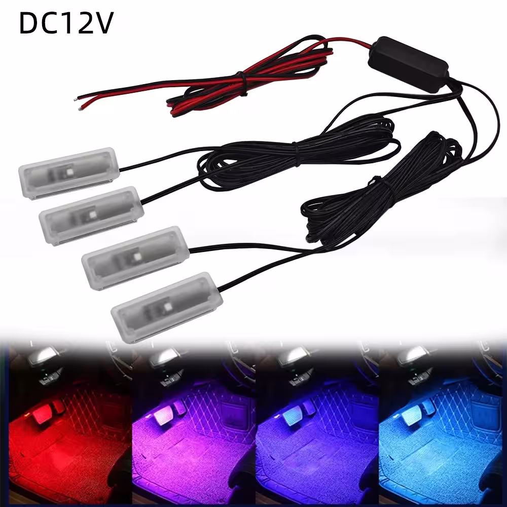 Cabina de coches luminaria de piso LED 12V