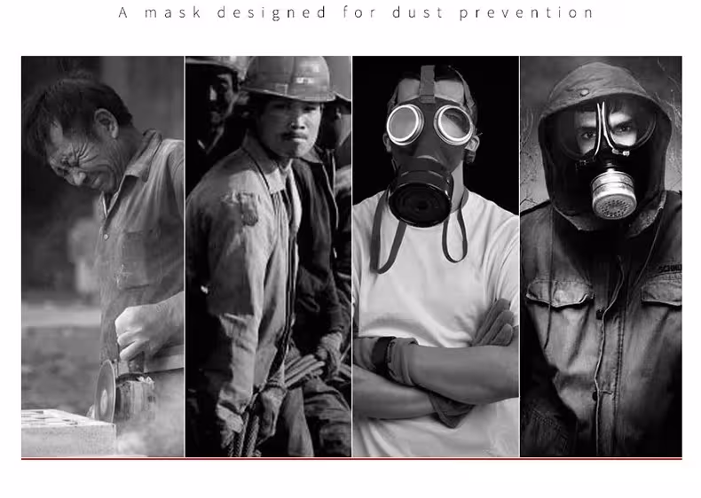 maschera del respiratore del gas