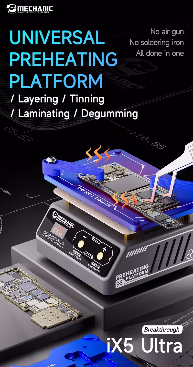 motherboard heating platform