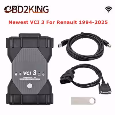 Scanner de diagnostic VCI3 V237 WiFi pour Renault avec fonctions complètes jusqu'en 2025