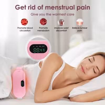 Menstruacinis skausmas malšinantis šildymo įrenginys 5 lygiai vibracinis masažas moterims