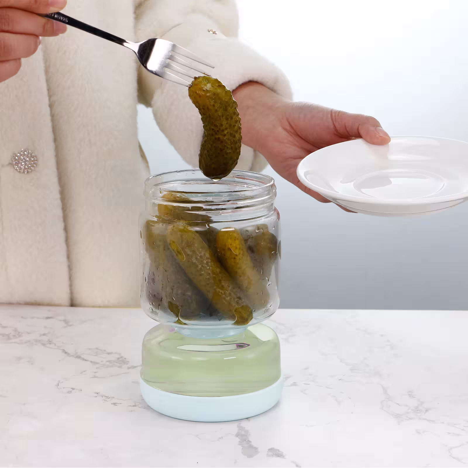 fermentation vessel for liquid removal