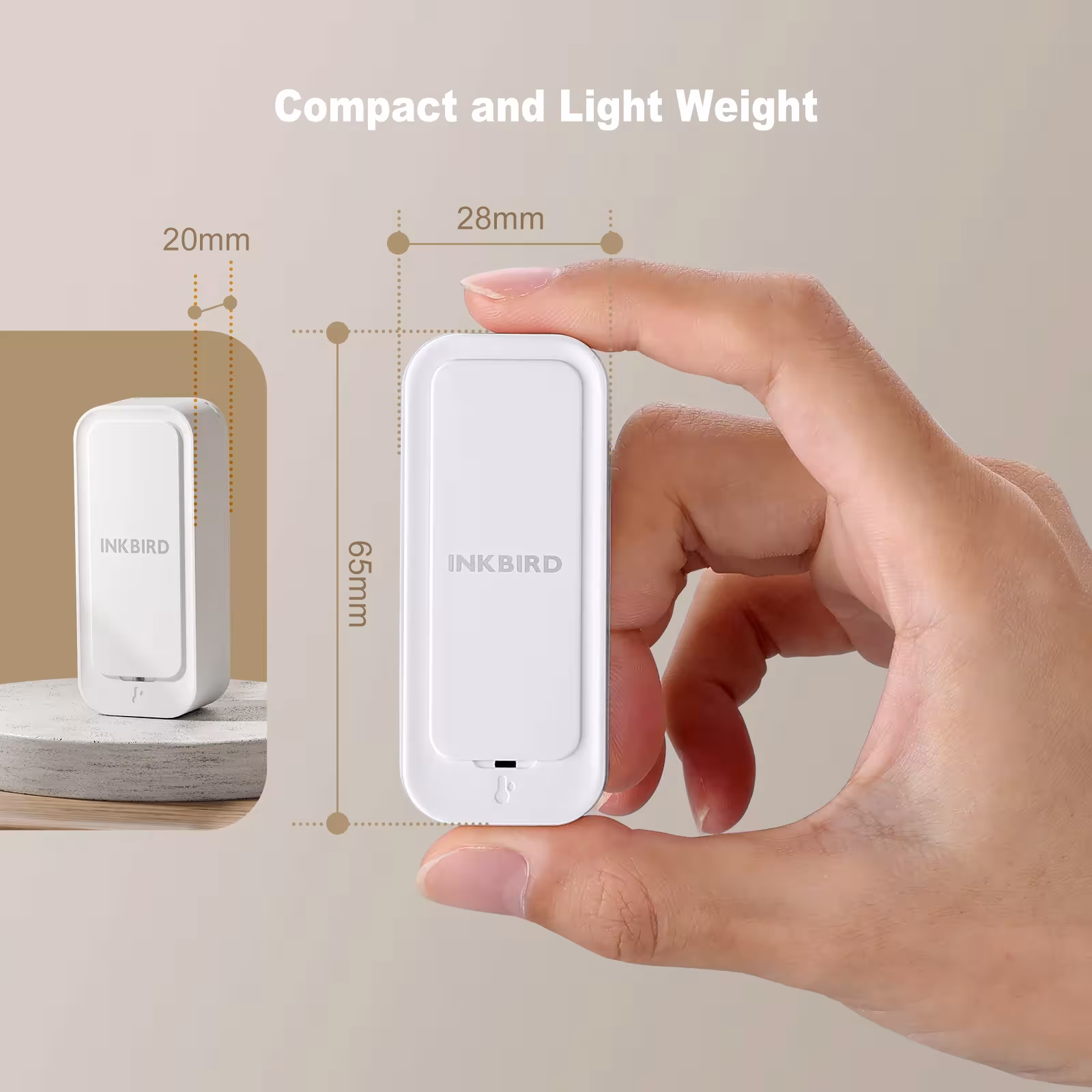 Thermomètre et hygromètre Bluetooth