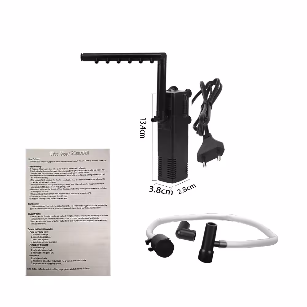 pompe de filtration d'eau en aquarium