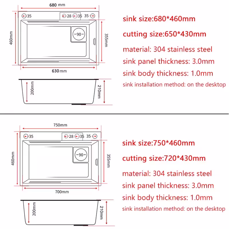 kitchen sink grey
