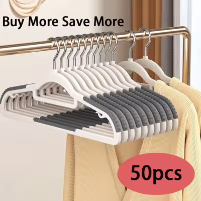 set da 10 pezzi di abbigliamento dritto con cuscini anti-slipp per il risparmio di spazio