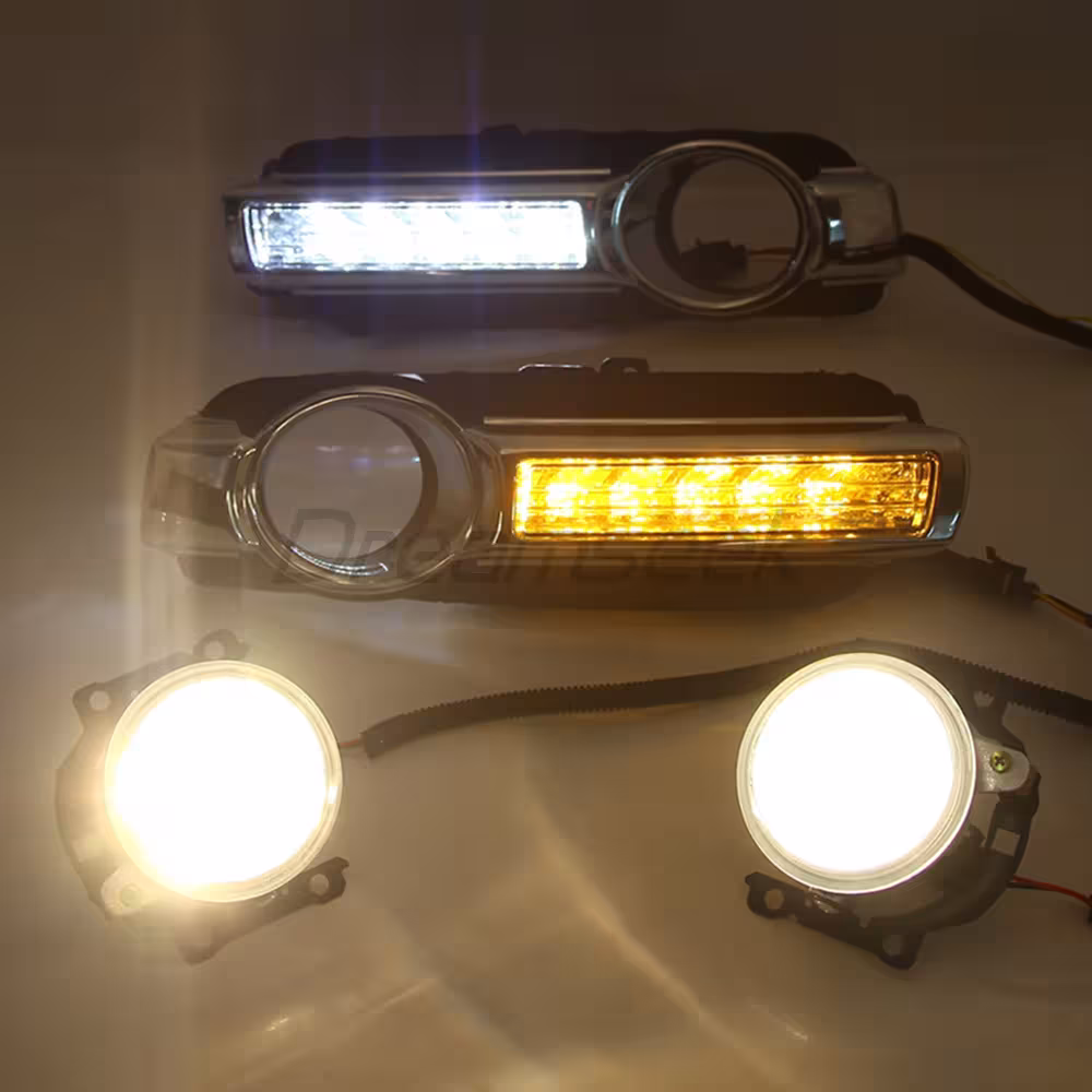 LED daytime running lights for Mitsubishi Pajero