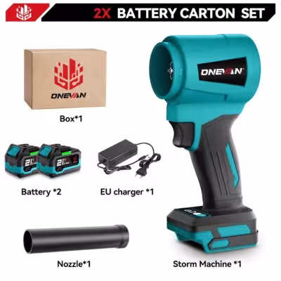 4000W be šepetėlio 300000RPM elektrinis turbokompresoriaus ventiliatorius Makita 18V