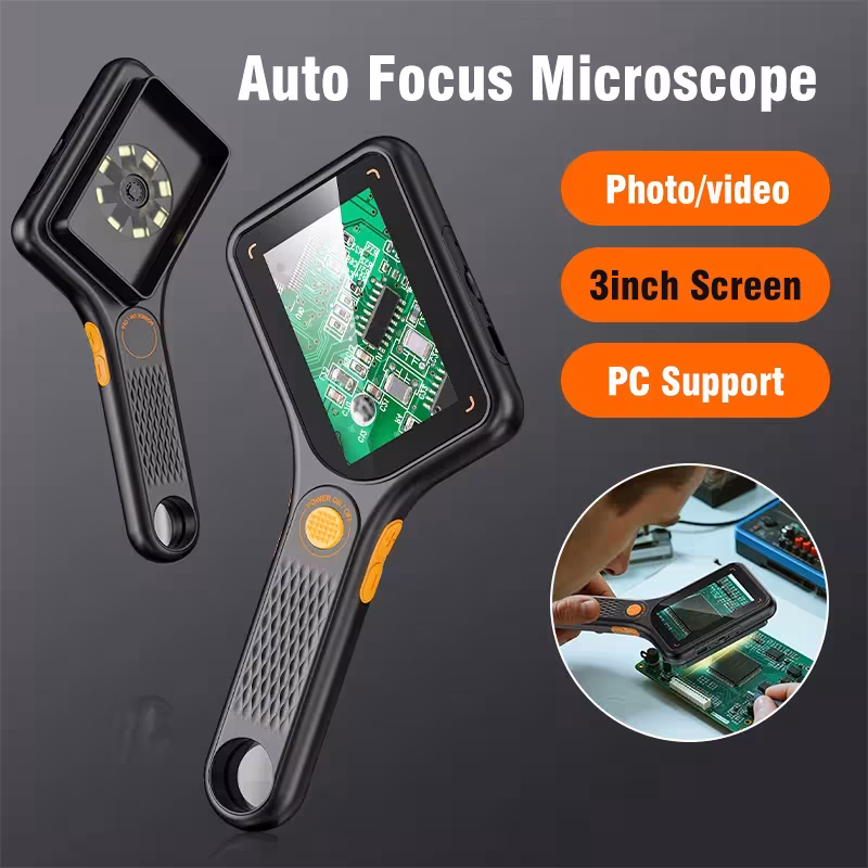 Handheld USB Digital Microscope 500x Name 3 Inch Screen