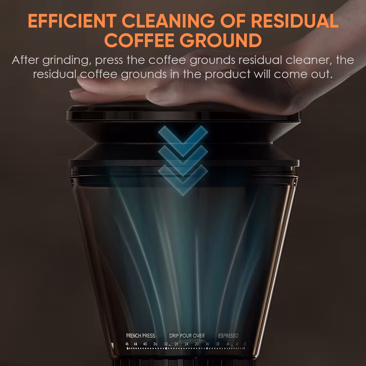 electric coffee grinder 48 grind settings