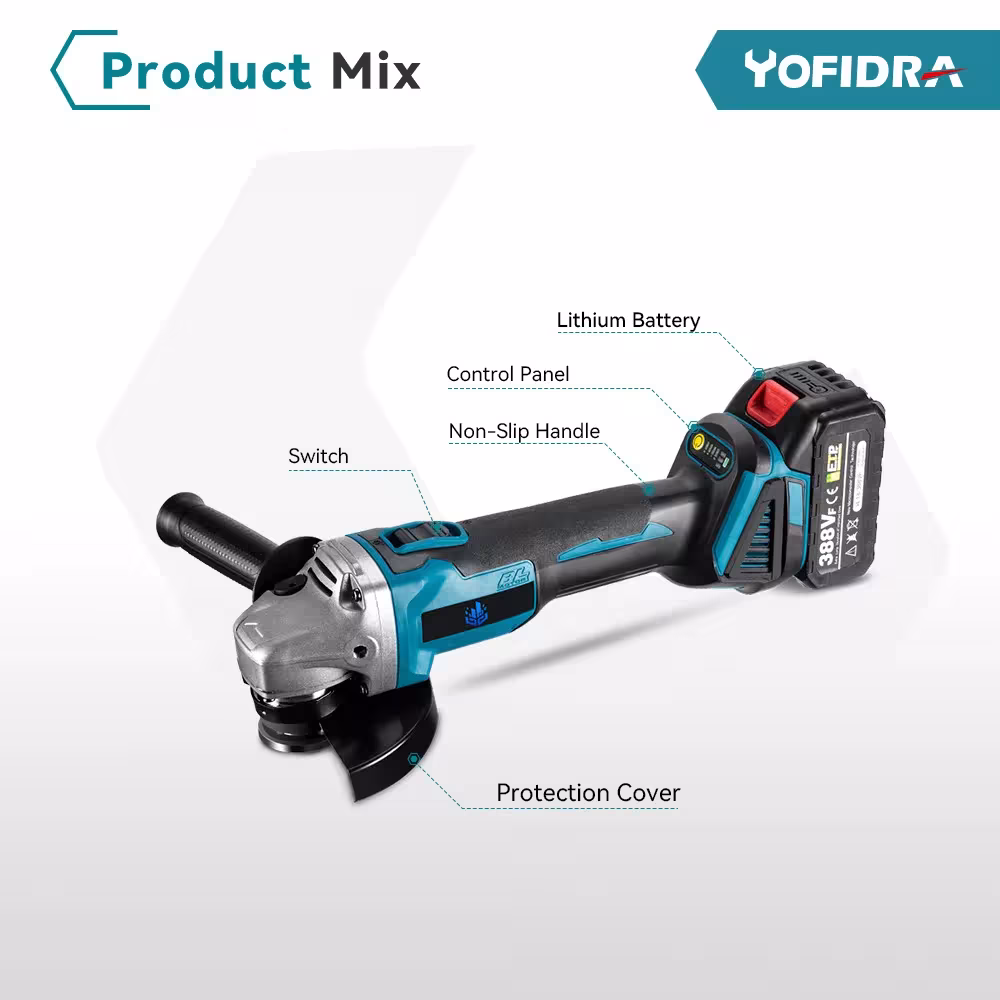 bevelmuo angle grinder 125mm