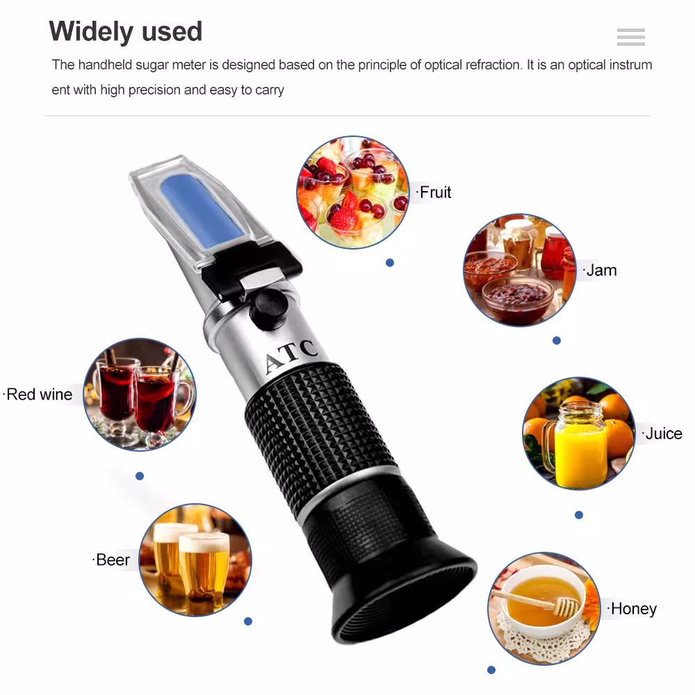 alcohol sugar refractometer