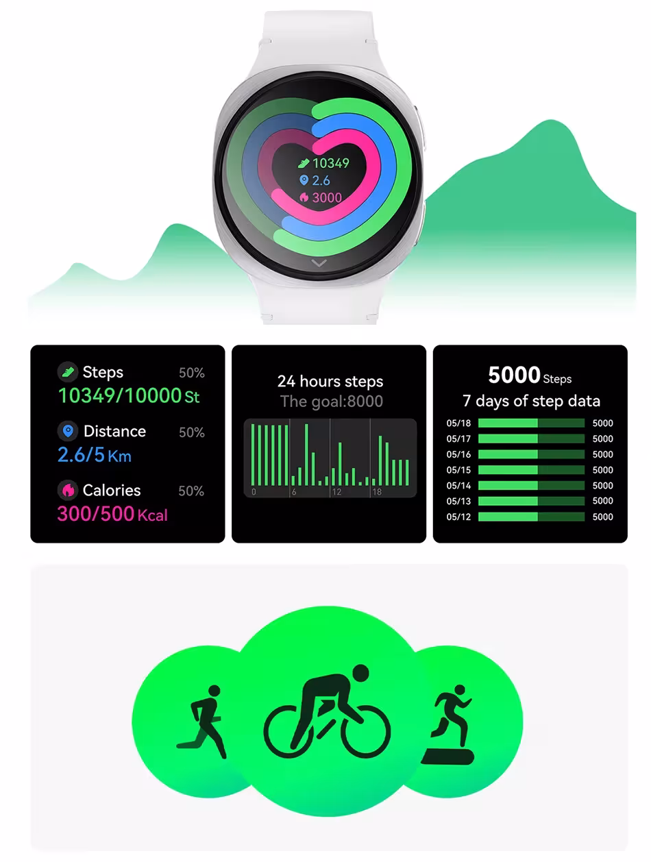 Reloj inteligente deportivo con GPS