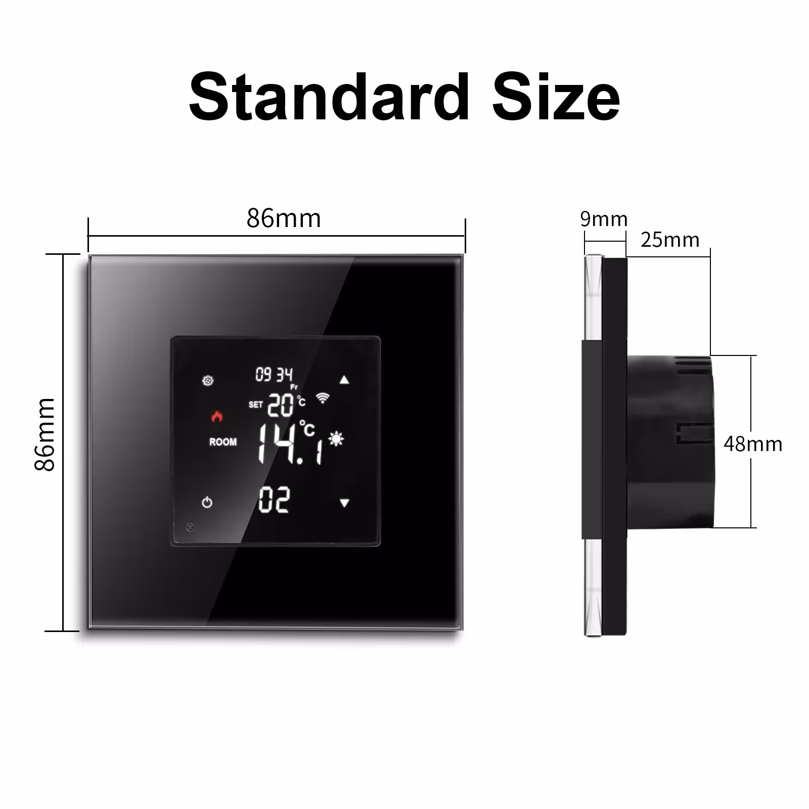 Thermostat intelligent WiFi pour le chauffage