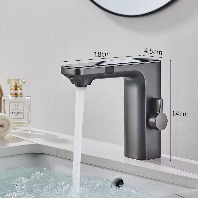 sensore del rubinetto del bagno intelligente