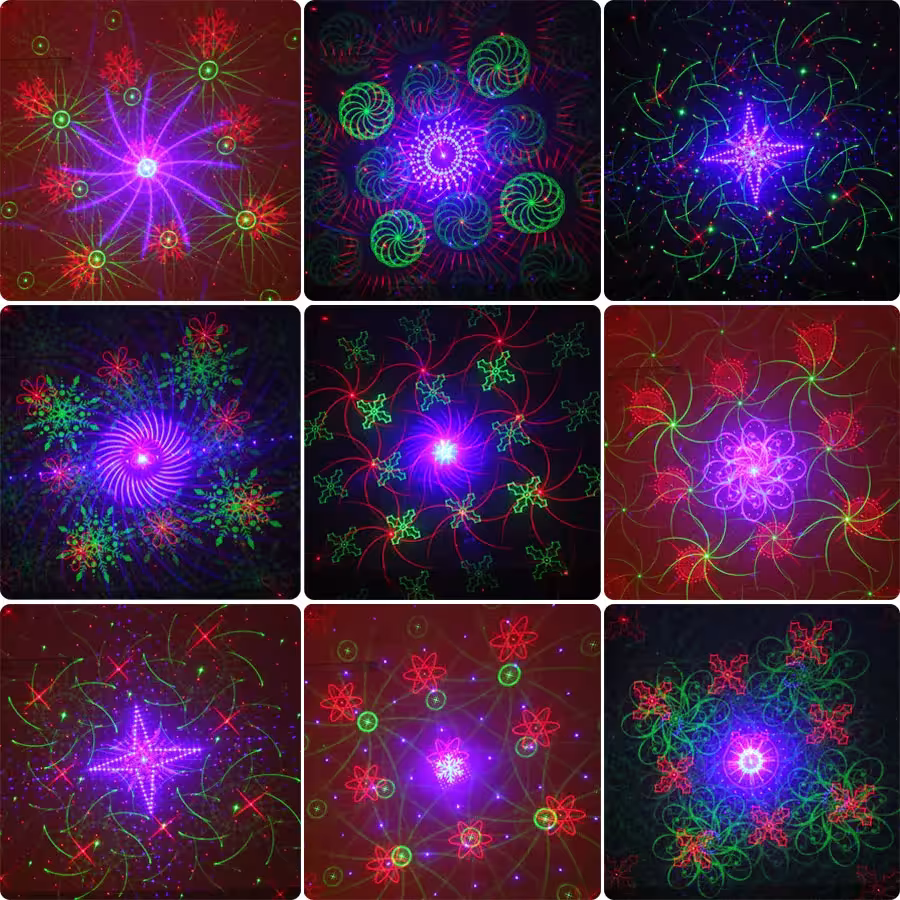 laser disco light projector