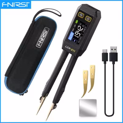 FNIRSI LCR-ST1 Smart Tweezers LCR SMD ESR Testeris Pasipriešinimas Talpa Induktyvumas