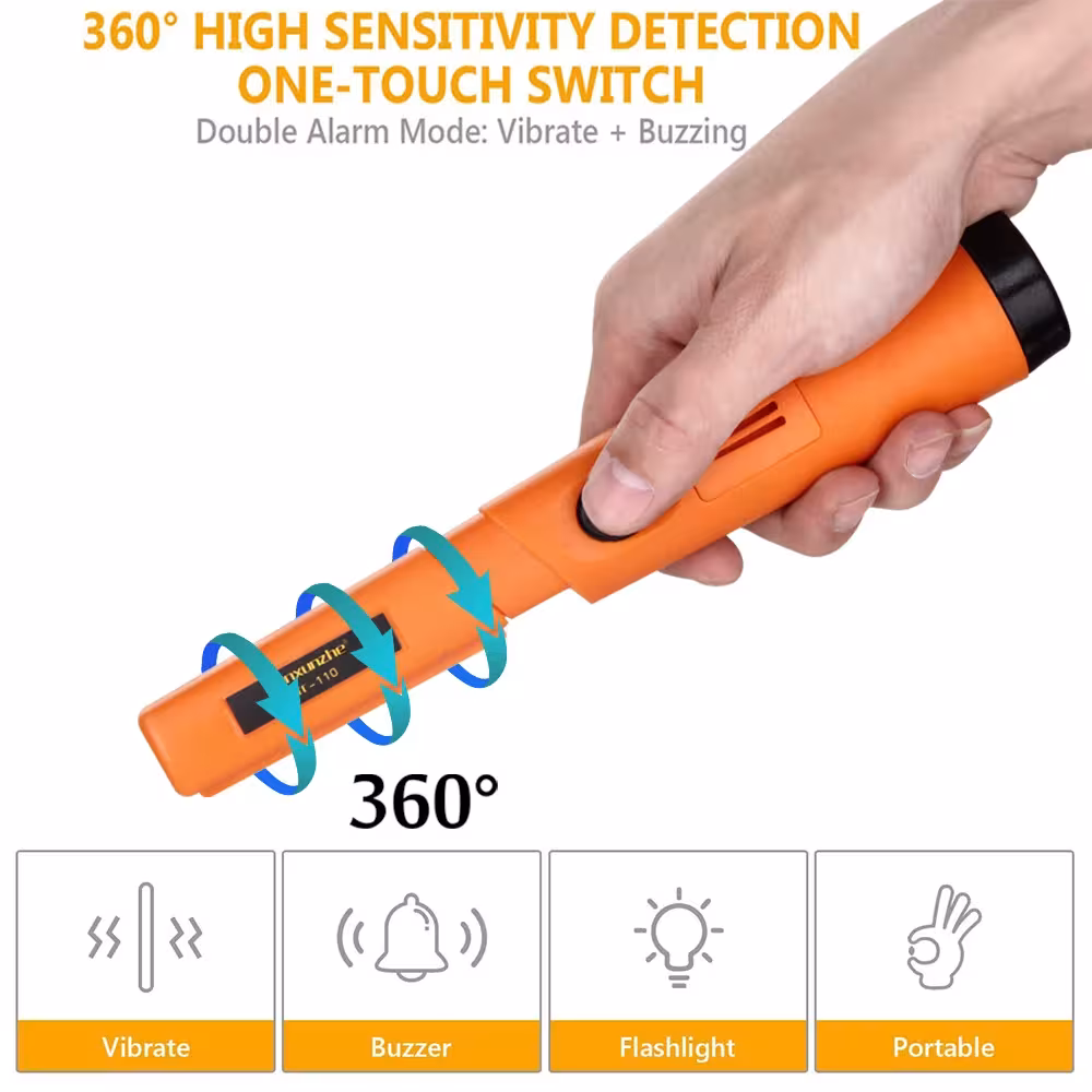 nešiojamas metalų detektorius
