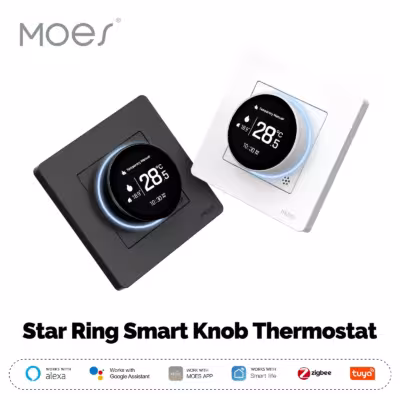 MOES ZigBee išmanusis termostatas su balso valdymu