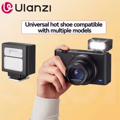 Ulanzi SL01 lampe de caméra sans fil GN8 6500K Canon Nikon Sony