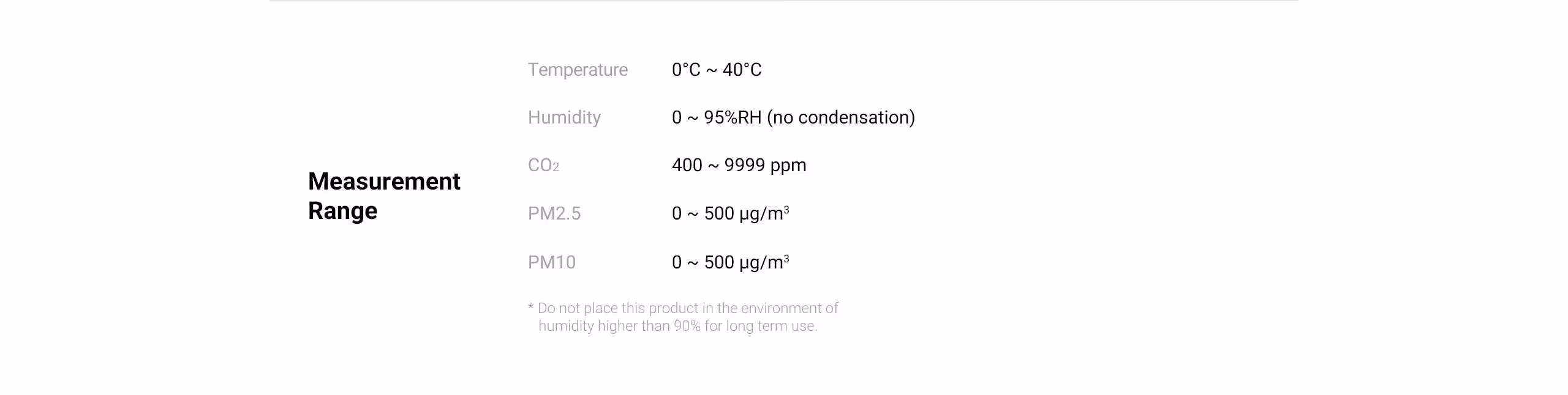 moniteur de qualité de l'air WiFi
