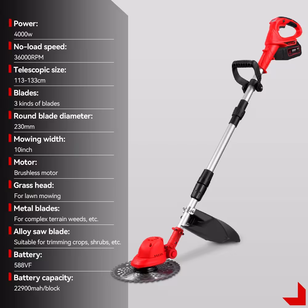 cordless grass trimmer