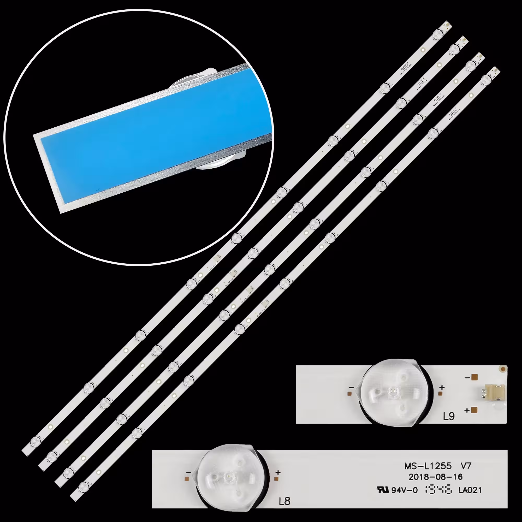 LED BackLight Strip 50 colių televizoriui 960 mm 4 vnt.