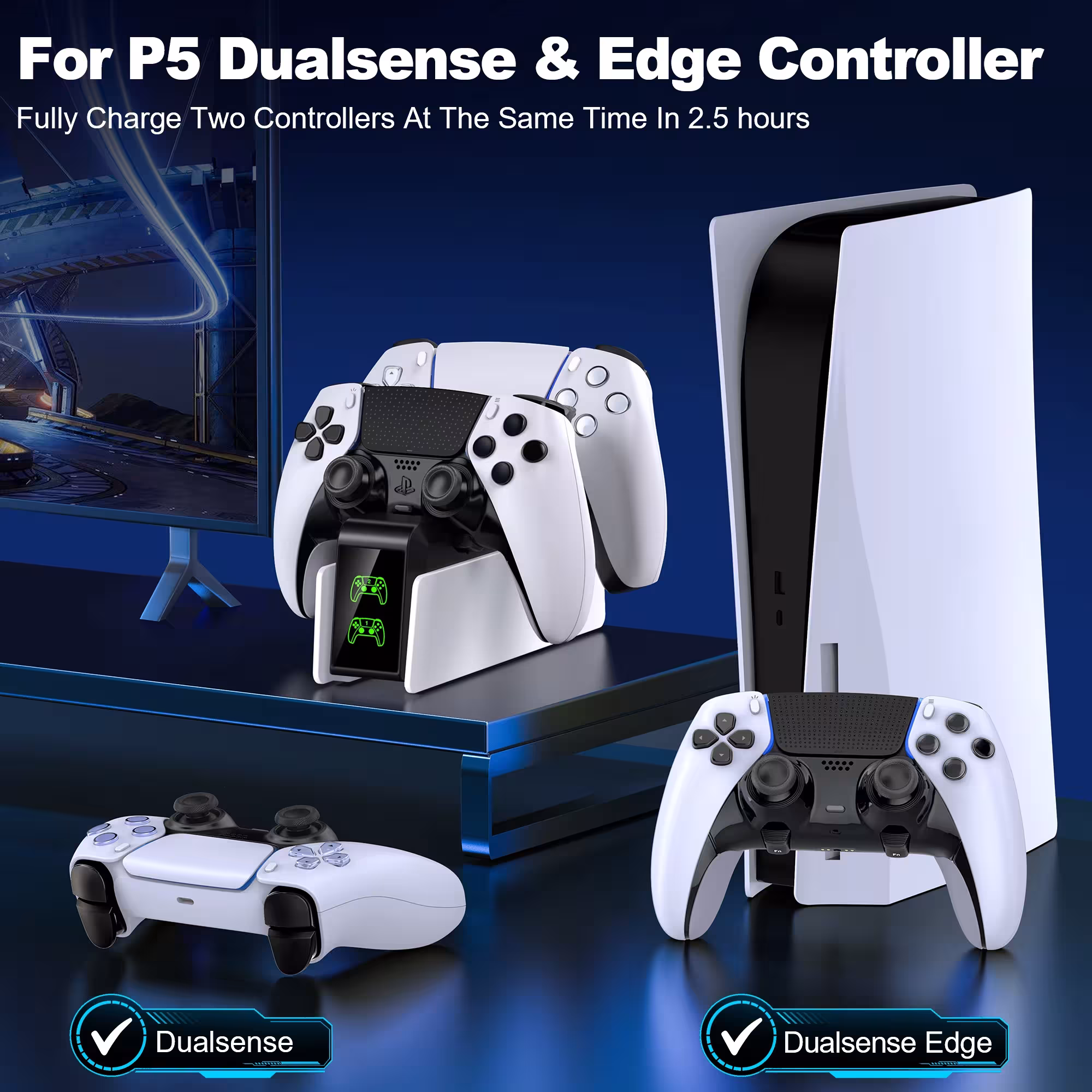 PS5 controller charging station
