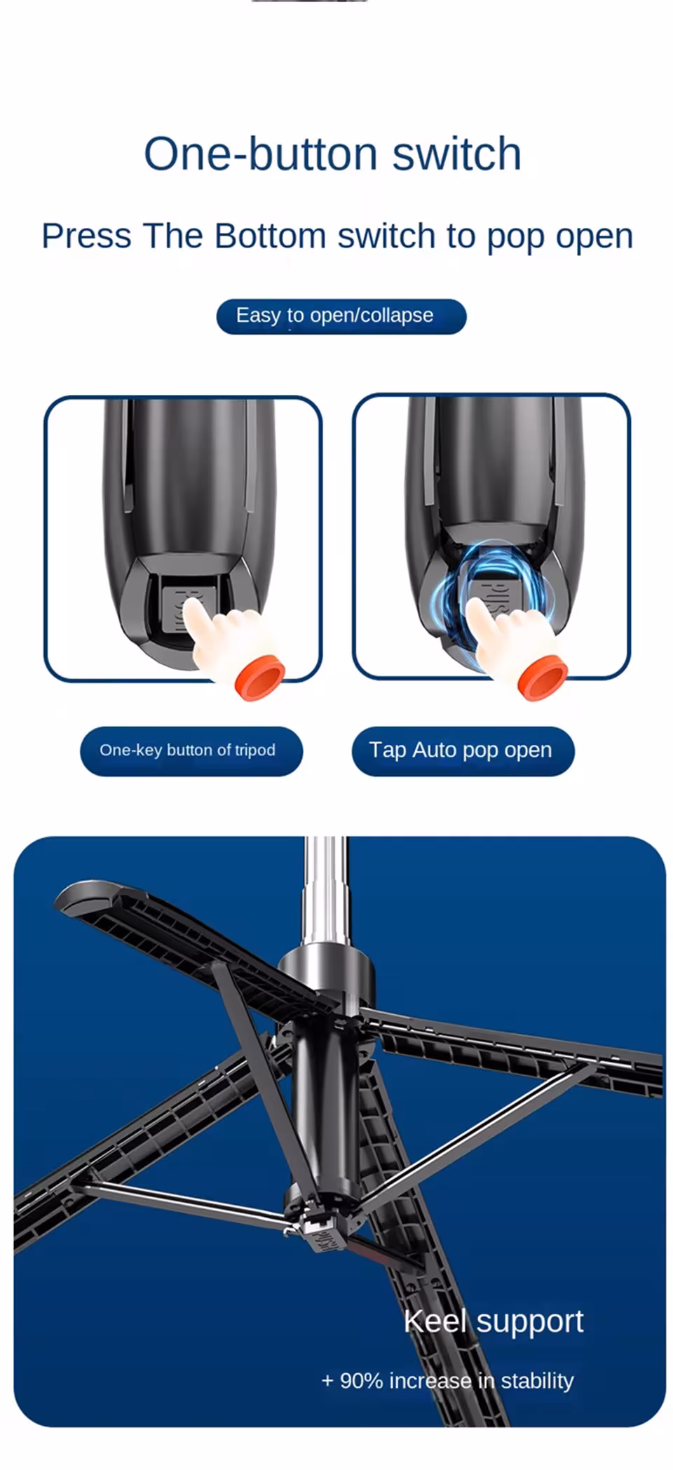 selfie stick trikojis bluetooth