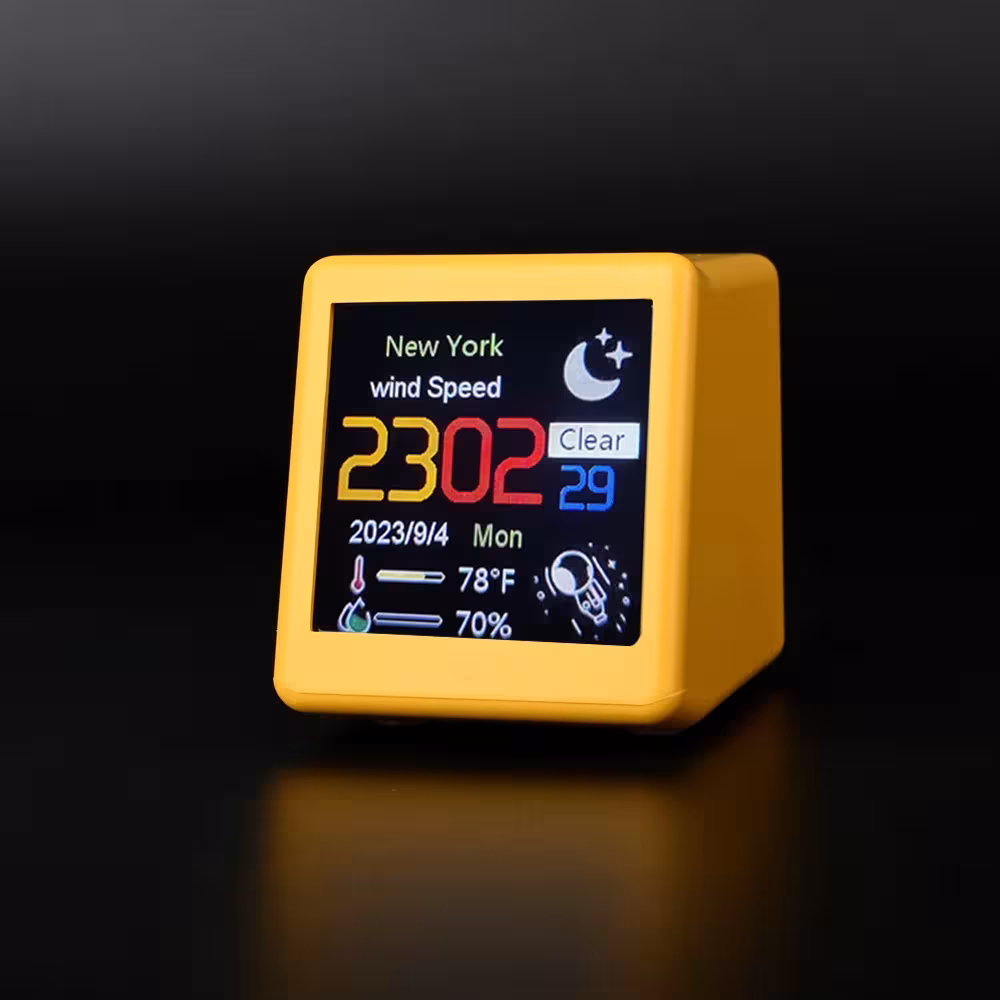 Smart tempo orologio WiFi foto elettronica album schermo animato