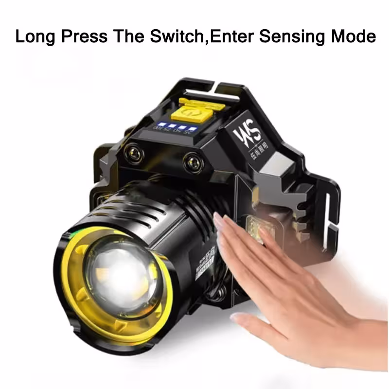 Linterna LED con sensor