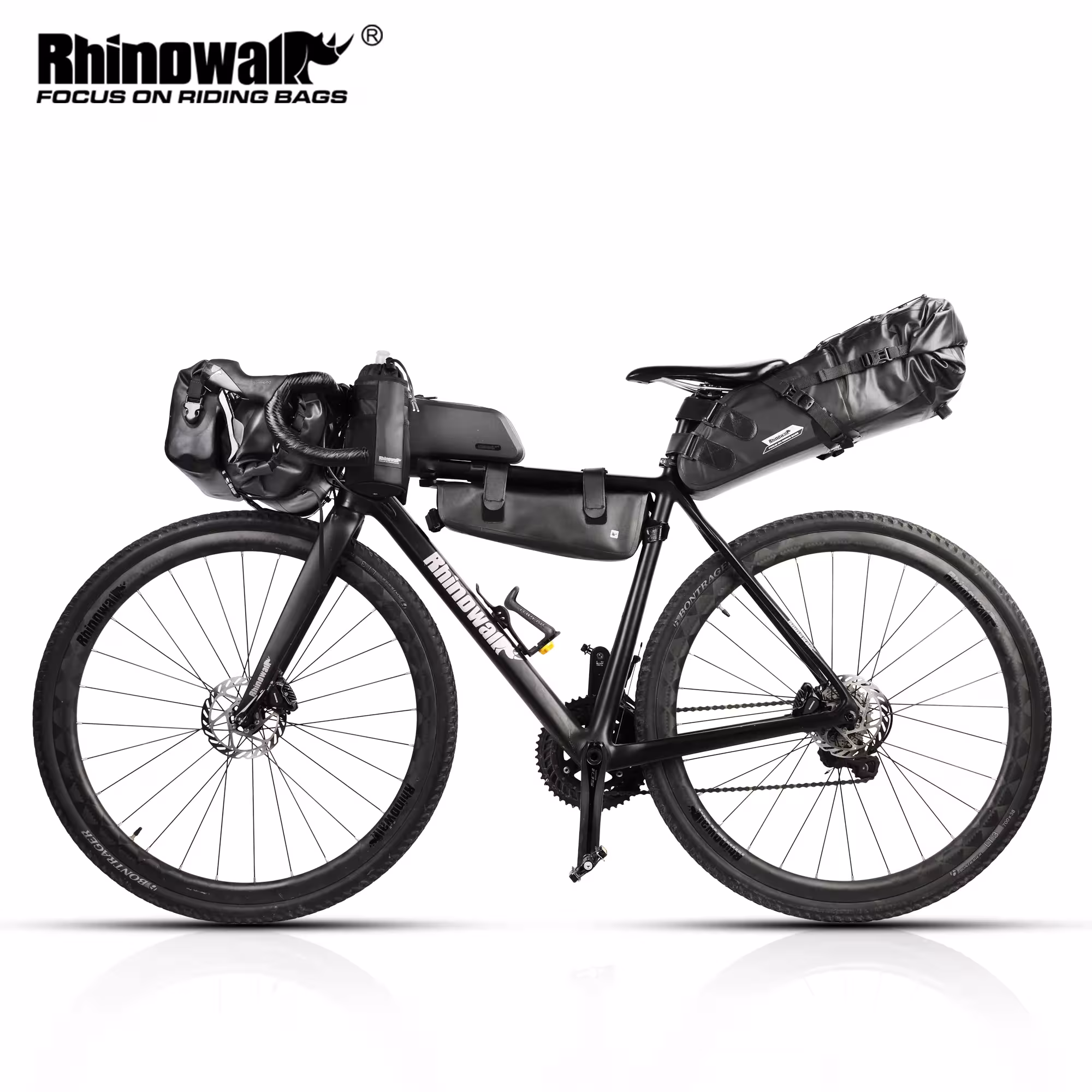 Rhinowalk Borsa da bicicletta 12L impermeabile borsa anteriore per manubrio