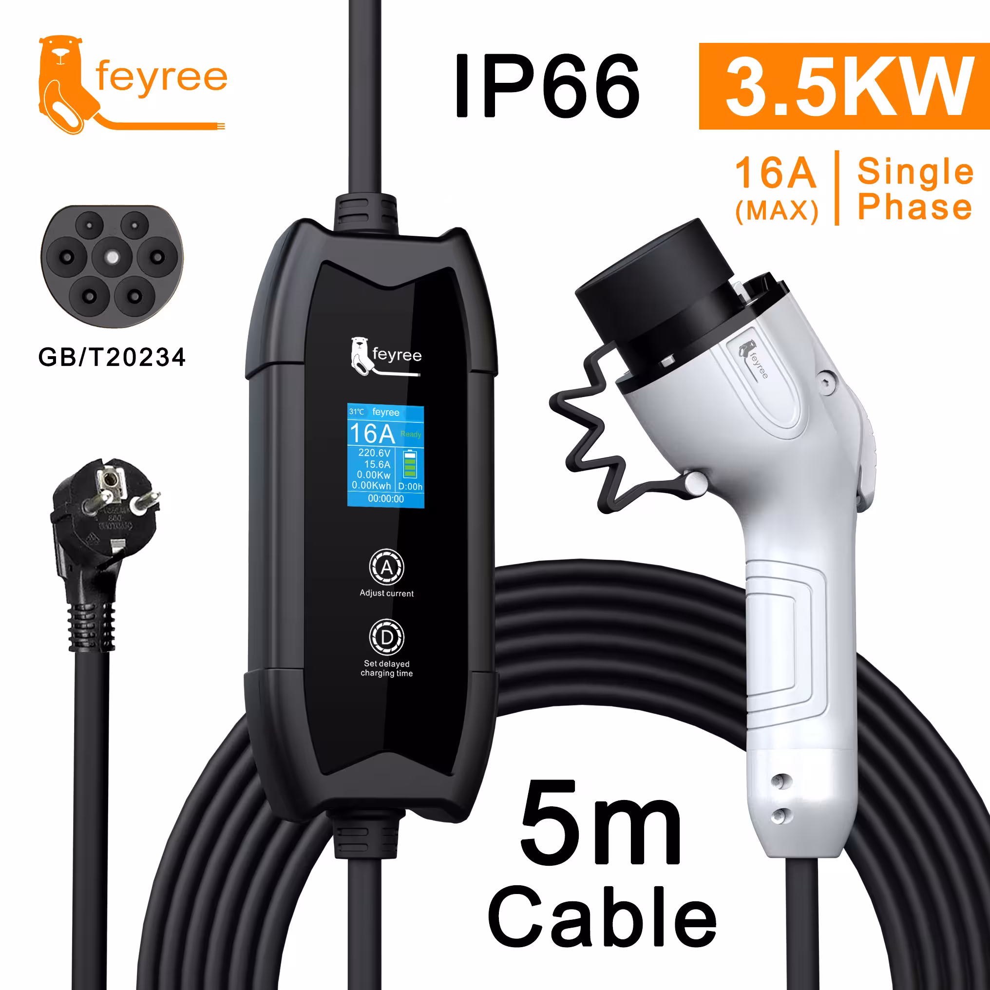 chargeur portable pour voiture électrique