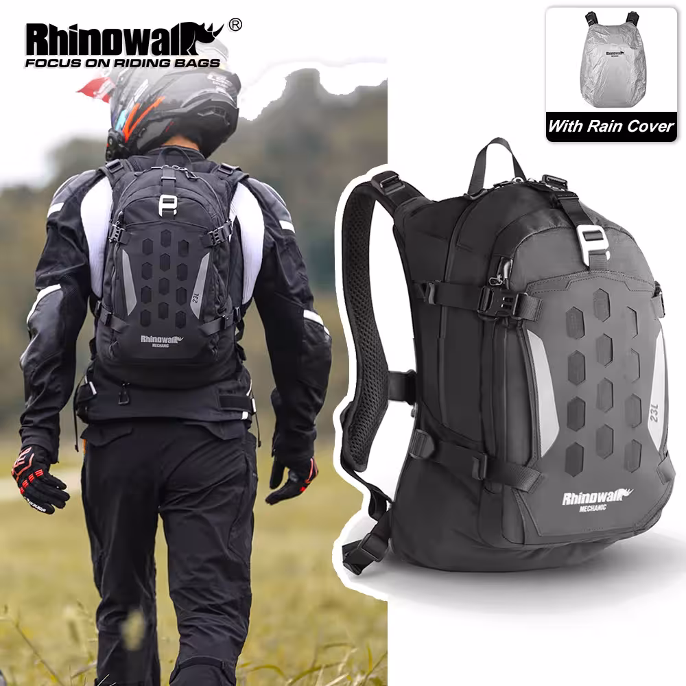 Rhinowalk motociklų nuotolinės kelionės kuprinė 23l magnetinis greitasis atleidimas