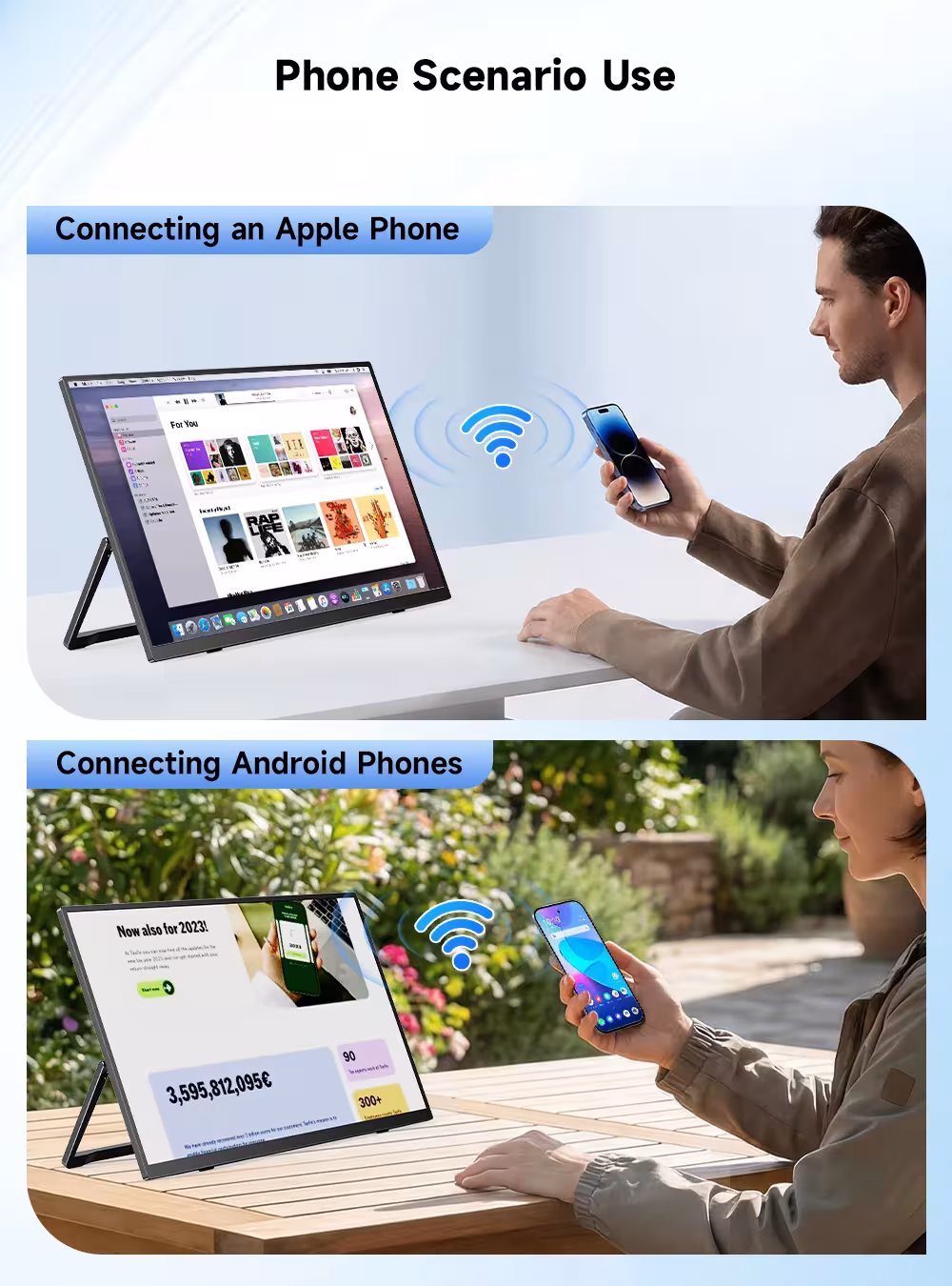 moniteur portable sans fil