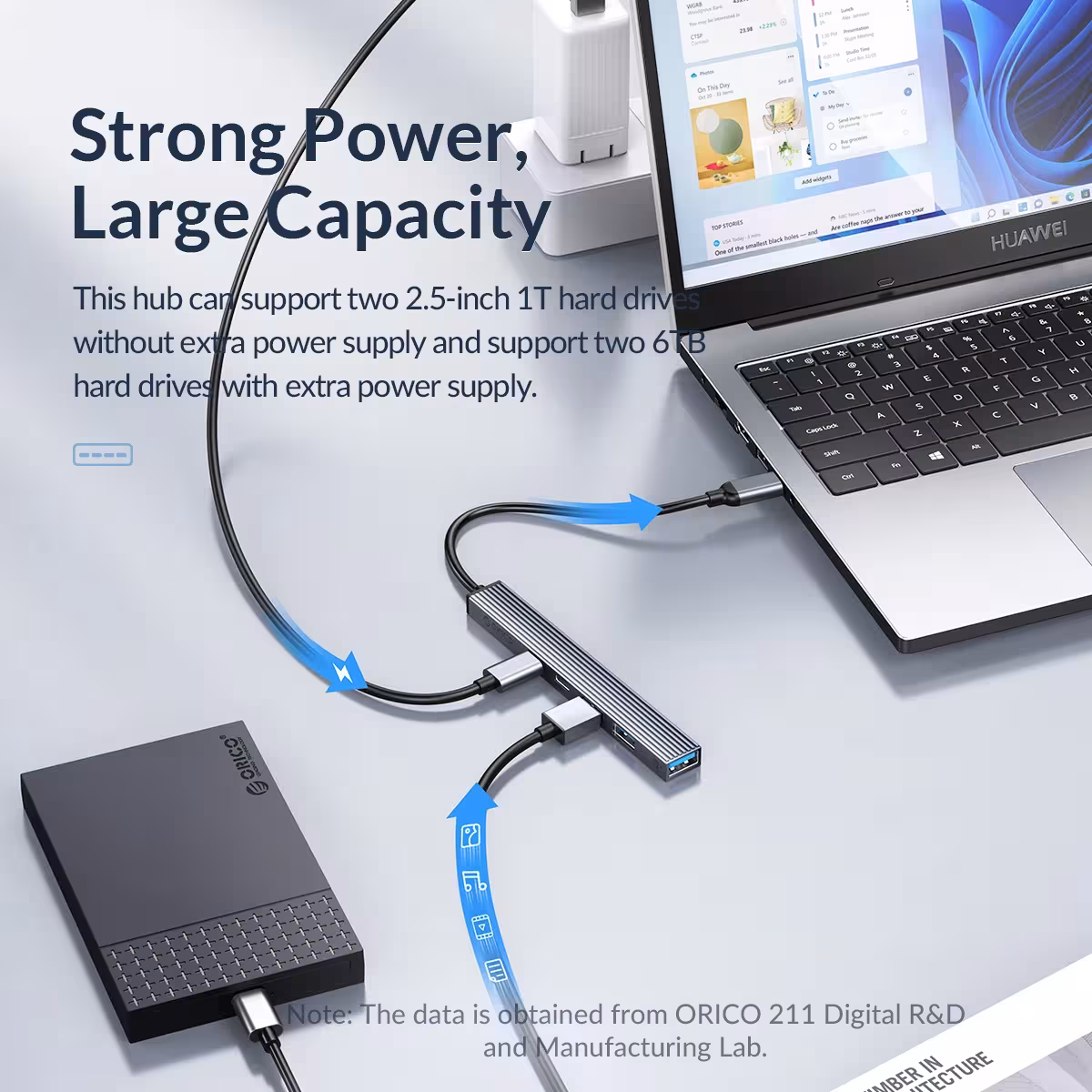 USB 3.0 HUB keturių