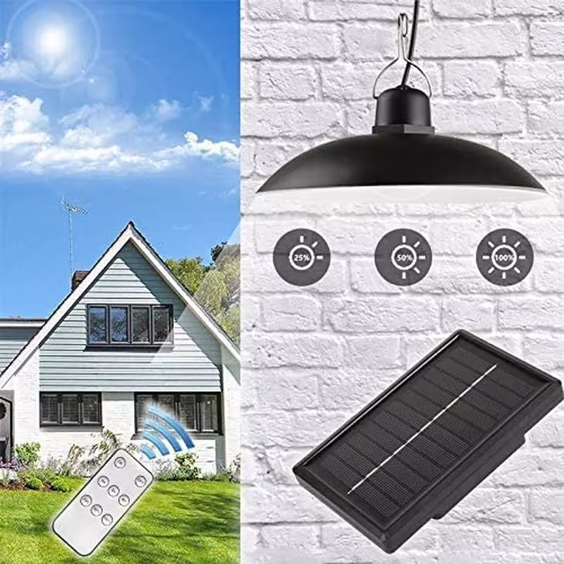 lámpara LED solar