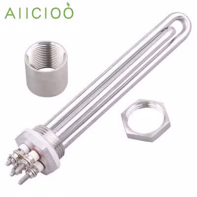 12V Elemento riscaldante per acqua 1 pollice BSP DN25 100W 200W 300W 400W 600W